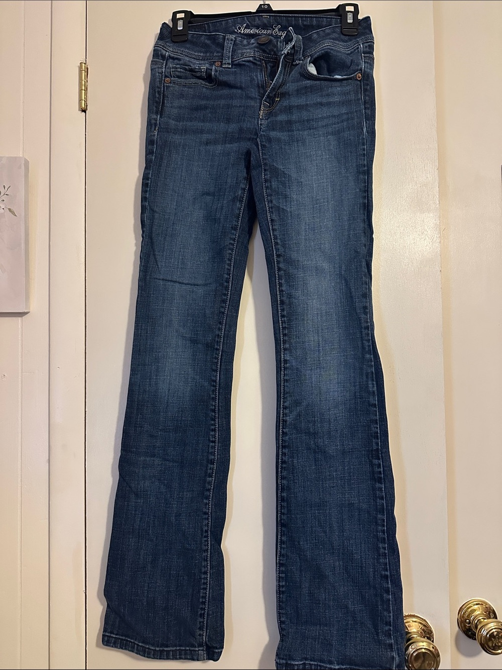 American Eagle Outfitters Women's Dark Blue Boot Cut Jeans